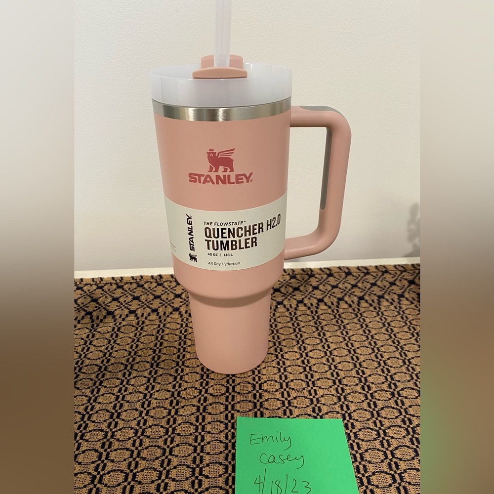SOLD on cross post! Pink Dust Stanley Quencher